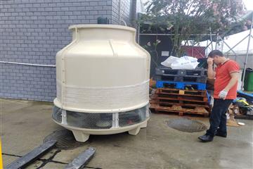 自贡冷却塔30T整塔发货订购单位自贡市弘顺电力附件有限公司